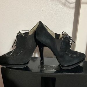 Bellini Black Suede Platform Heel size 8 1/2